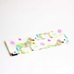 Trak za ušesa - Neon zebrice na beli