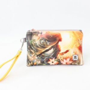 Toaletna torbica SIMPL manjša - Dekle v cvetju