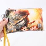 Toaletna torbica SIMPL manjša - Dekle v cvetju - slika 2