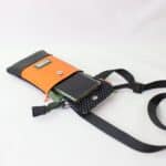 Torbica Barcelona - oranžna in črna - slika 2