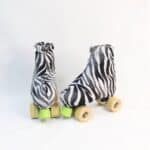 Nogavičke za kotalke in drsalke - črno bele