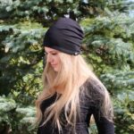 Dvostranska kapa - Gepard vzorček na beli/črna - slika 3