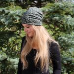 Dvostranska kapa - Zelena z gepard potiskom/črna