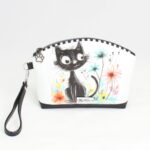 Toaletna torbica FLETNA - Črni muc