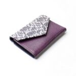 Unikatna ženska denarnica ŠANI- Vijola z živalskim vzorčkom - slika 3