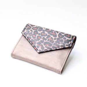 Unikatna ženska denarnica ŠANI- Bakrena z gepardom