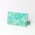 Drobižnica Cotton - turkizna z rožicami