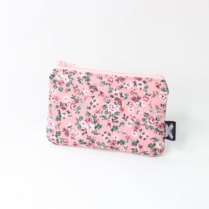 Drobižnica Cotton - cvetlična na roza