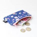 Drobižnica Cotton - rožice na modri - slika 2