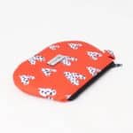 Toaletna torbica - POSEBNA Be my Valentine Rdeča s srčki - slika 3