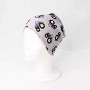 Dvostranska kapa - Traktorji na sivi/melirano svetlo siva