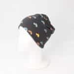 Dvostranska kapa - avtomobili na grafitno sivi/melirano siva