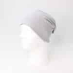 Dvostranska kapa - jeans potisk olivno zelena/melirano svetlo siva - slika 3