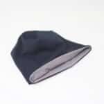 Dvostranska kapa - temno modra/siva