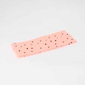 Trak za ušesa - Črne pike na neon roza