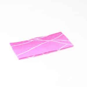 Trak za ušesa - Prelivajoče roza z belimi črtami