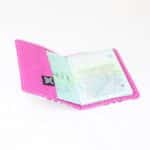 OVITEK za Potni list - Barvni srčki na beli - slika 2