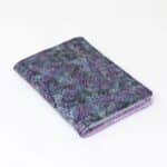 OVITEK za Potni list - Vijola turkiz črn prelivajoč z relefnimi rožicami