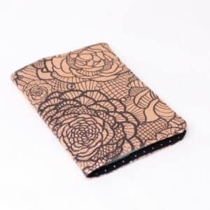 OVITEK za Potni list - Bakren s cvetličnim potiskom