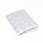 OVITEK za Potni list - Srebrn s prešitim vzorcem