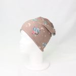 Dvostranska kapa - Stitch/svetlo rjava